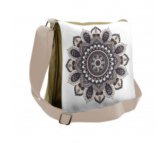 Oriental Mandala Yoga Motif Messenger Bag