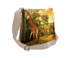 Safari Animals Messenger Bag