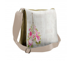 Spring Blossoming Flowers Messenger Bag