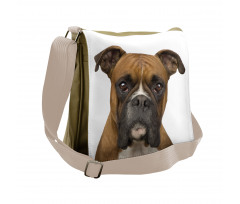 Purebred Dog Front View Messenger Bag