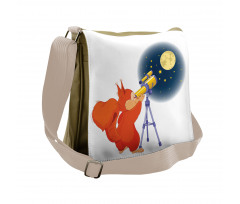 Animal with a Telescope Messenger Bag