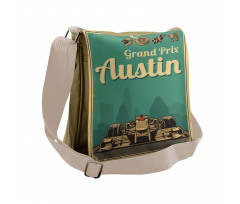 Grand Prix Texas Racing Car Messenger Bag