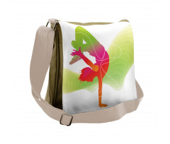 Colorful Sporty Theme Messenger Bag