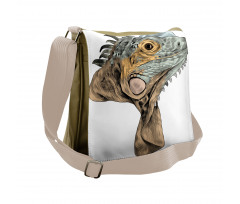 Animal Portrait Flappy Neck Messenger Bag