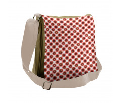 Circle and Teardrop Shape Messenger Bag