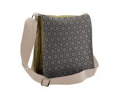 Hexagons Squares and Stars Messenger Bag