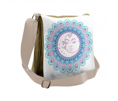 Colorful Mandala Sign Messenger Bag