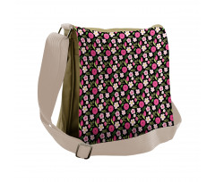 Petals Leaves and Stalks Messenger Bag