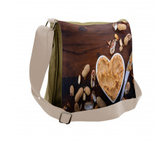 Wooden Vintage Table Messenger Bag