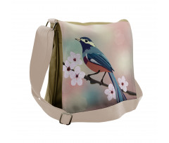 Sparrow Perching Messenger Bag