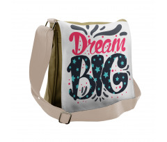 Message of Inspiration Stars Messenger Bag