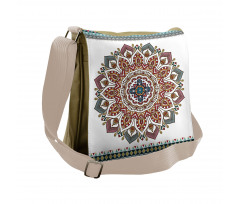 Floral Motifs Oriental Messenger Bag