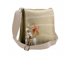 Exotic Seashells with Sand Messenger Bag