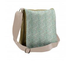 Chaotic Doodle Ocean Starfish Messenger Bag