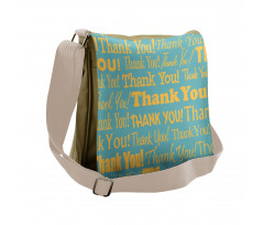 Appreciation Artwork Text Messenger Bag