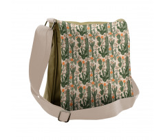 Desert Botany Cacti Flora Messenger Bag