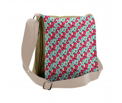 Spring Nature Retro Sixties Messenger Bag