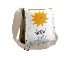 Nursery Typography Messenger Bag