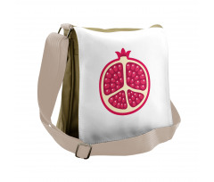 Cartoon Pomegranate Seeds Messenger Bag