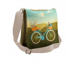 Camping Picnic Themed Bike Messenger Bag