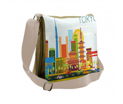 Unique Architecture Tourism Messenger Bag