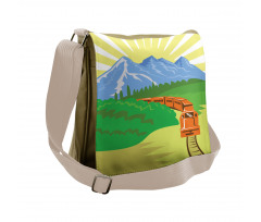 Forest America Countryside Messenger Bag