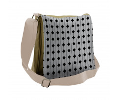 Square and Stripes Messenger Bag