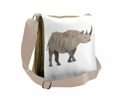 Herbivore Animal Monochrome Messenger Bag