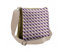 Angular Design Triangles Messenger Bag