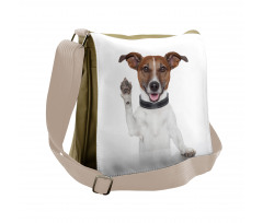 Baby Dog Animal Lover Messenger Bag