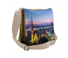 Famous Landmark Theme Messenger Bag