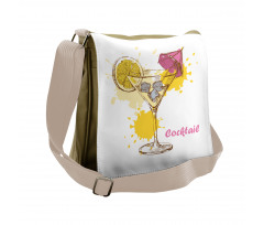 Vodka Martini Lemon Messenger Bag