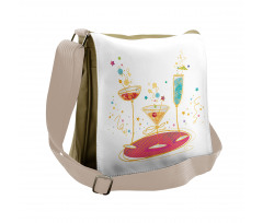 Different Drinks Messenger Bag