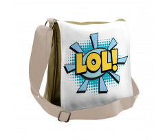 Comic Word Exclamation Mark Messenger Bag