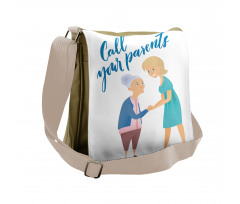 Woman and Mother Design Messenger Bag