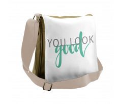 You Look Calligraphy Messenger Bag