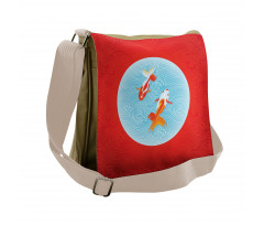 Pair of Fishes Japanese Messenger Bag