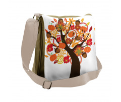 Tree Fall Elements Harvest Messenger Bag