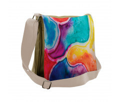 Different Watercolor Pools Messenger Bag