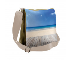 Wooden Decking Sea Messenger Bag