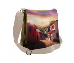 Mexican Town Sunset Messenger Bag