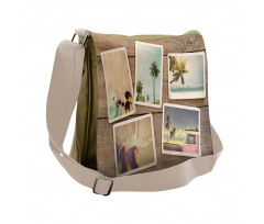 Nostalgic Beach Memories Messenger Bag