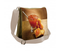 Juicy Apricot Jam and Bread Messenger Bag