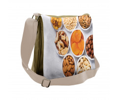 Savory Nuts and Dried Fruit Messenger Bag