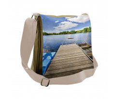 Canada Sunny Day Nature Photo Messenger Bag