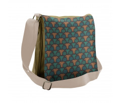 Floral Elephant Mandala Messenger Bag