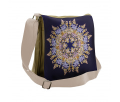 Vintage Floral Rococo Style Messenger Bag