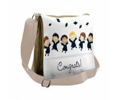 Congrats Children School Messenger Bag