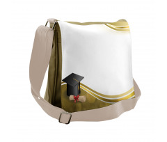 Cap and Ribbon Diploma Messenger Bag