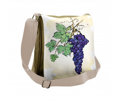 Concorde Fruits with Leaves Messenger Bag